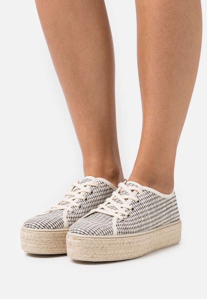 Chaussure Basse Anna Field Espadrillas Grise Femme | CME-7758250